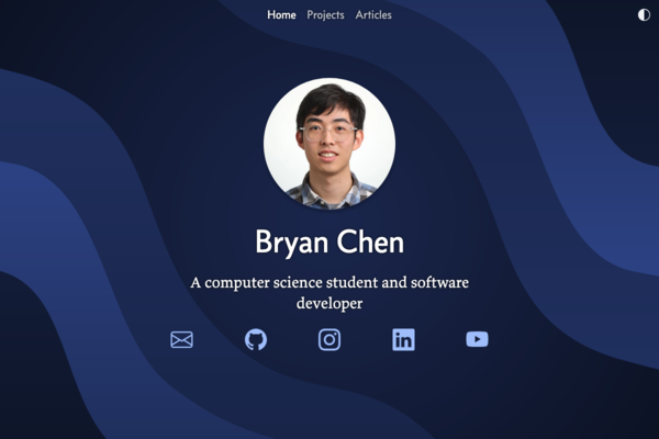 Project image for Personal Homepage