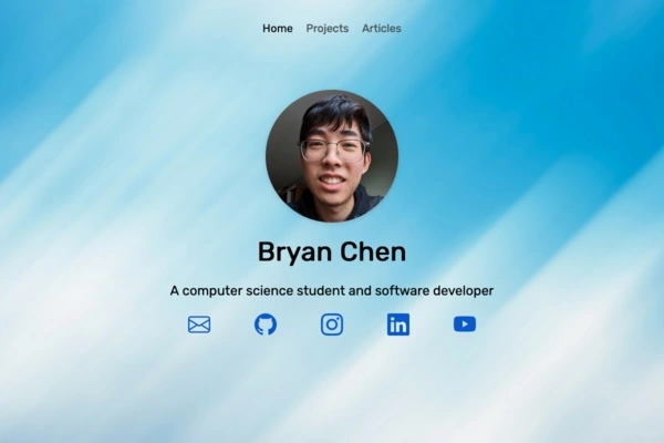 Project image for Personal Homepage