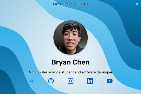 Project image for Personal Homepage