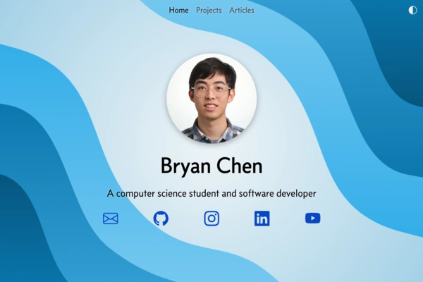 Project image for Personal Homepage